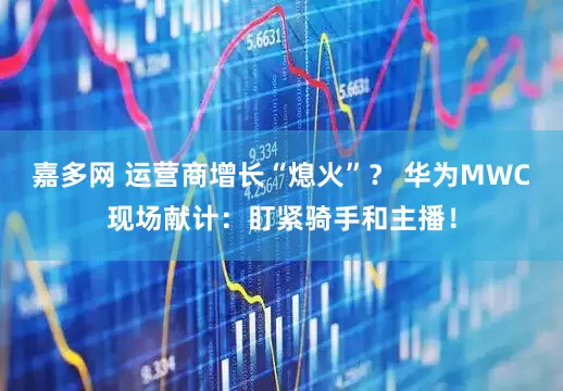 嘉多网 运营商增长“熄火”？ 华为MWC现场献计：盯紧骑手和主播！