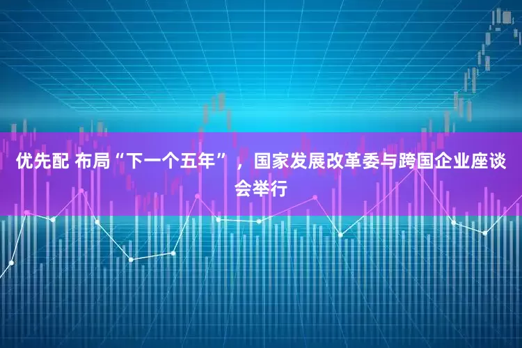 优先配 布局“下一个五年” ，国家发展改革委与跨国企业座谈会举行