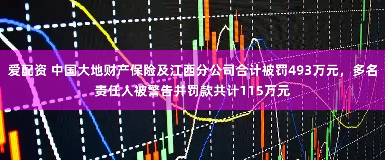 爱配资 中国大地财产保险及江西分公司合计被罚493万元，多名责任人被警告并罚款共计115万元